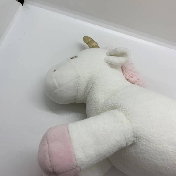 Gund Baby Plush Luna Unicorn Reywind Lullaby Stuffed Animal White Pink Used - Picture 8 of 10